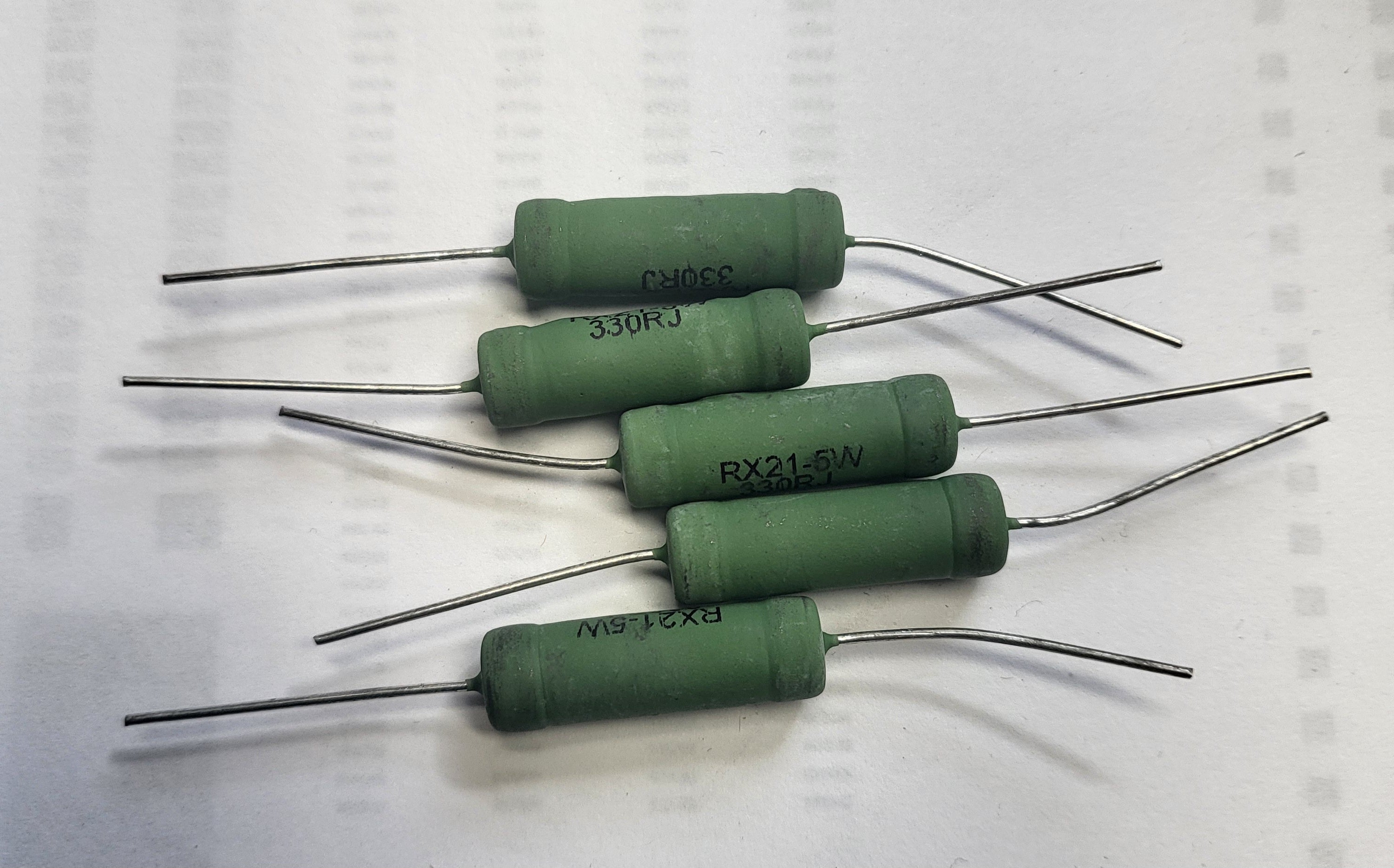 Resistor Wire Rectangular 5 watt Wire Wound Resistors – Tony's Capacitor Corner